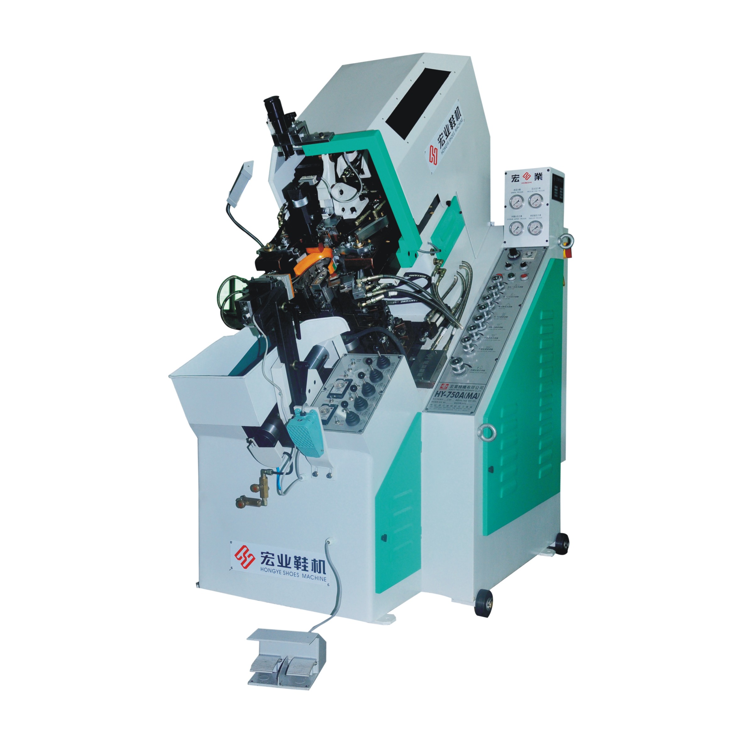 HY-750A(MA) 新型全自动九爪油压前帮机